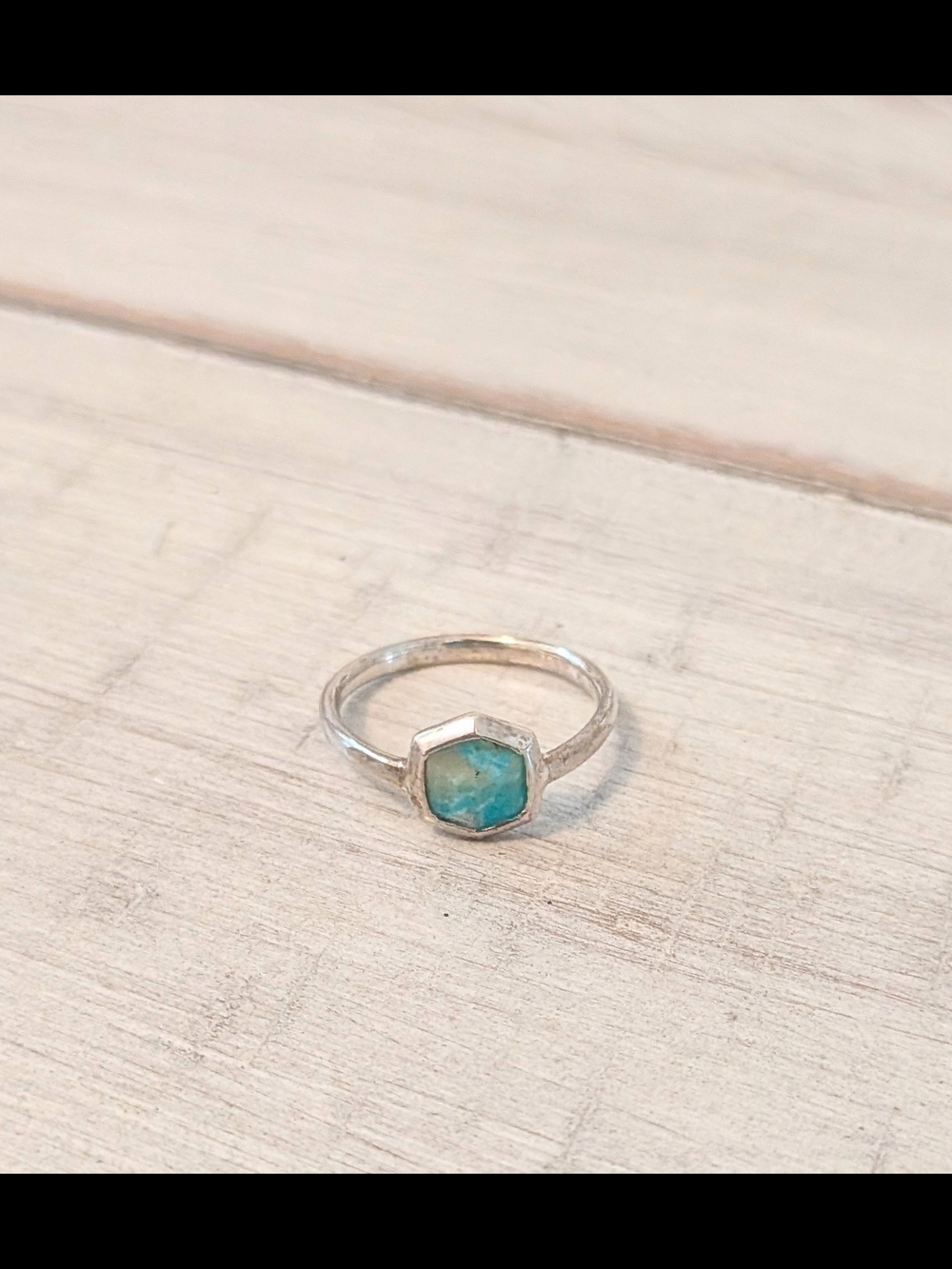 Kendra Scott Davis Sterling Silver Band Ring Silver And Turquoise Size 8